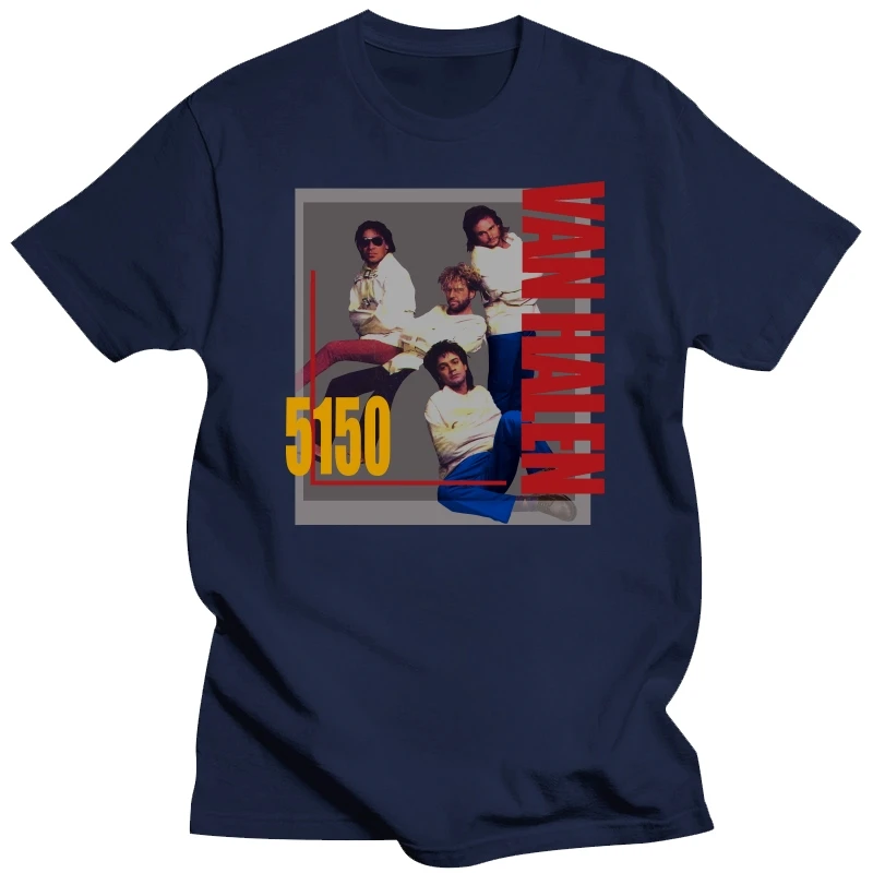 Мужская винтажная футболка Nowp Vann Halenn Hagar 5150 Tour Concert 1986 2021