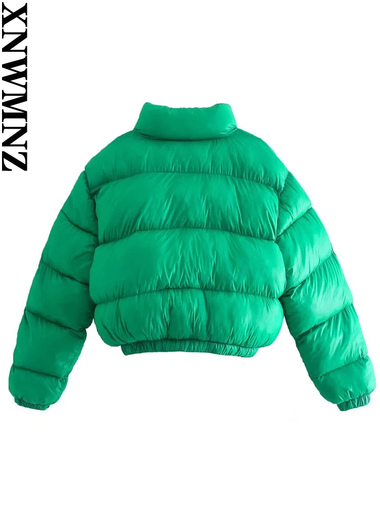 XNWMNZ 2022 Women Fashion Jacket Women's Winter Coat Thick Warm Puffer Parkas Padded Cotton Parkas Female Winter Clothes