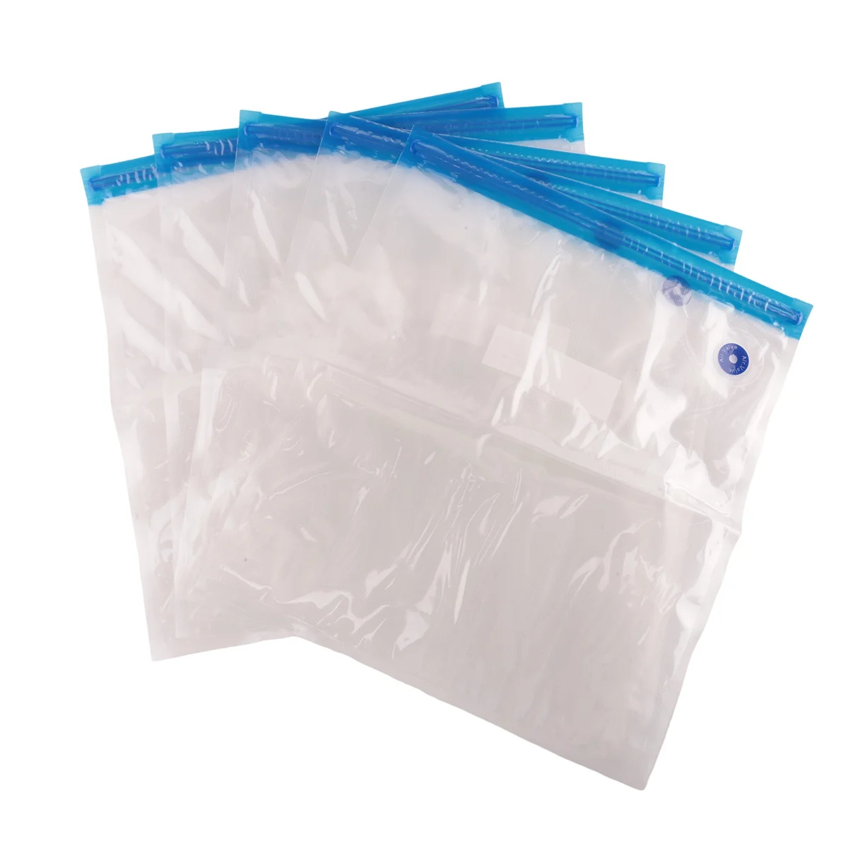 5 шт. многоразовые вакуумные пакеты для хранения продуктов на молнии