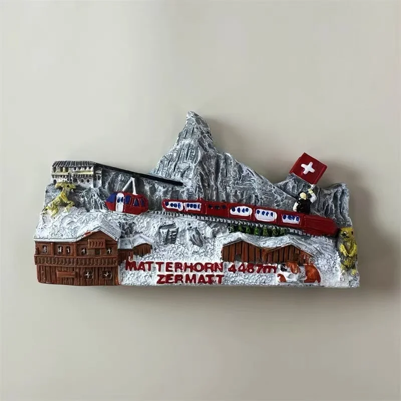 Швейцарский пик для девочек 3D пейзаж туристический сувенир окрашенный маленький