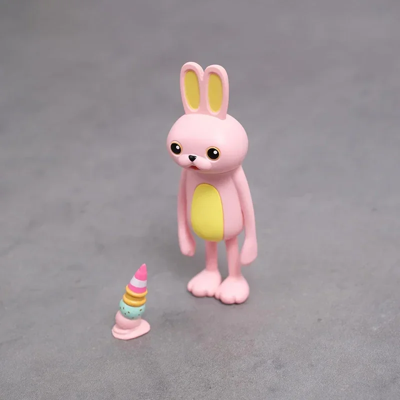 QUALIA оригинальная капсульная игрушка Gashapon милый кавайный грустный кролик фигурка