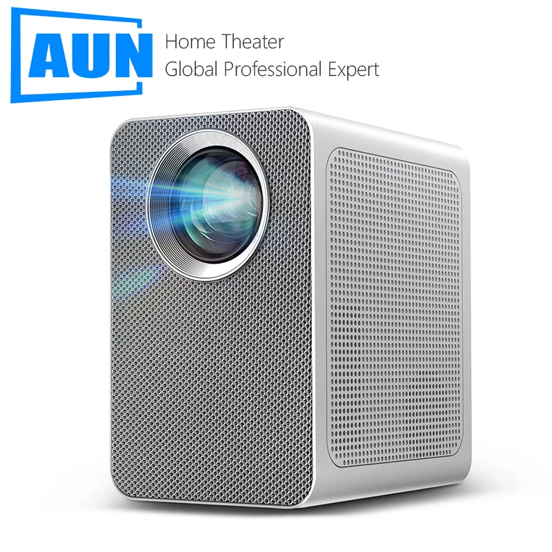 AUN ET50S Мини проектор для дома 4к Android Full HD 1080P проэктор фильмов телефона домашний