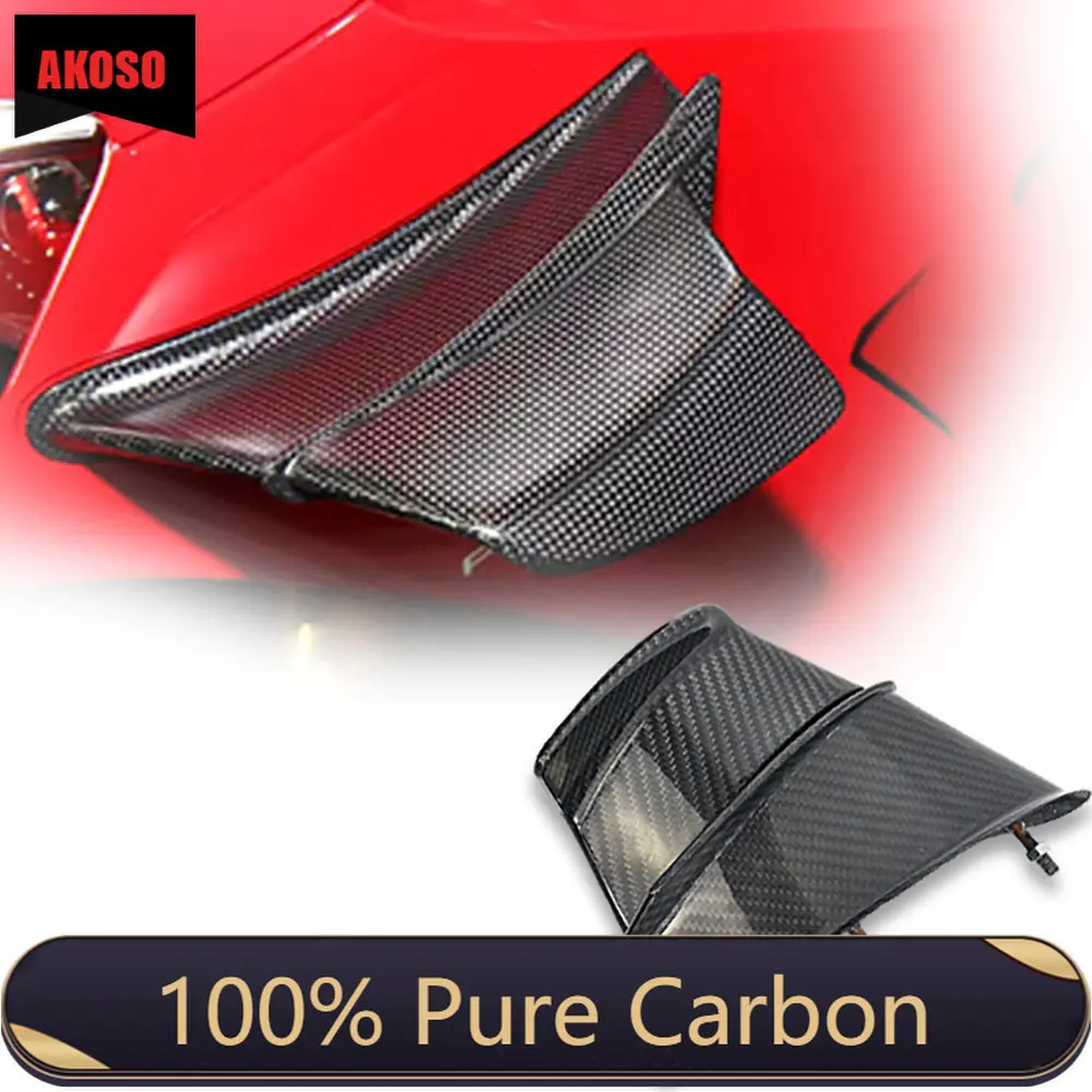 

100% 3k CARBON FIBER WINGLETS (OEM DESIGN) Winglets Aerodynamic Wing Kit Spoiler 2018-2021 For PANIGALE V4 V4S V4R