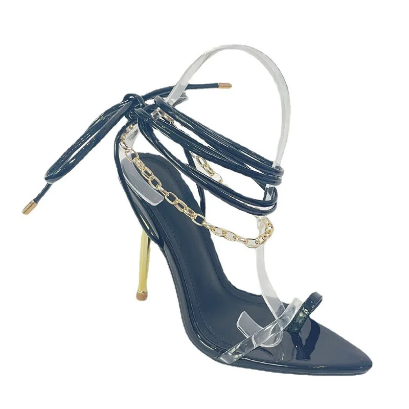 

BIKINIKEY Luxury Sandals Women 2022 Thick Sole Heels Fashion Straps Woman Summer Shoe Platform Shoes Women's