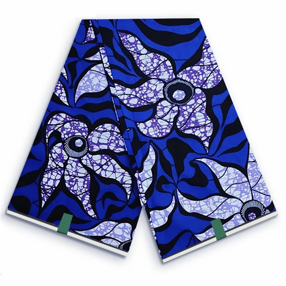 

Veritable Wax African Wax Fabric Nigerian Ankara Block Prints Batik Fabric Dutch Pagne 100% Cotton For Sewing VL-166