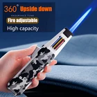 2022 кухонная зажигалка для барбекю и сигар, большая струйная зажигалка с огнем и турбофонариком, наружный кемпинг, приготовление пищи, аксессуары, большой подарок для мужчин