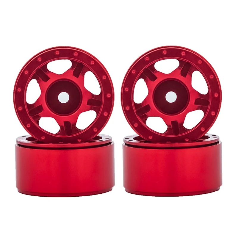 

Металлический обод ступицы колеса для Axial SCX24 90081 AXI00001 1/24 RC Гусеничный автомобиль, обновленные детали, аксессуары, 4 шт.