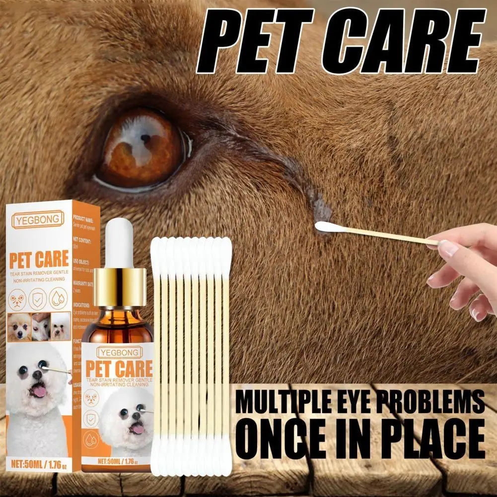 

Универсальные 50 мл безопасные уход за домашними животными очищающие капли для глаз защита глаз эффективные длительный срок службы для дома...