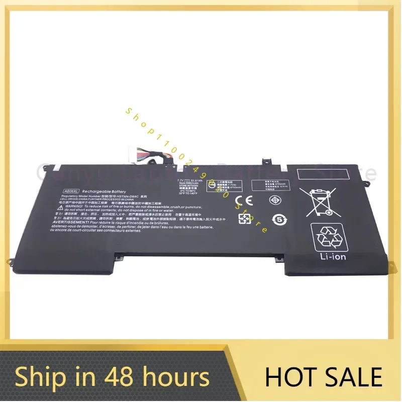 2024 Новый аккумулятор AB06XL для Hp ENVY 13-AD019TU AD020TU AD106TU AD108TU HSTNN-DB8C 921408 -2C1 921438 -855
