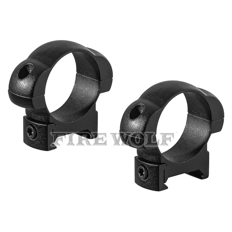 Огонь волка 2 шт./комплект стальной прицел 30 мм кольца низкий средний высокий