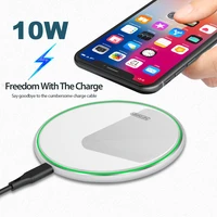 10w fast wireless charger for iphone 13 13pro 12 11 x xr xs max 8 qi quick charging pad for samsung s20 s10 s9 note 10 9