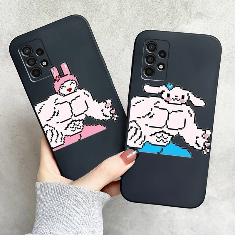 

Hello Kitty TAKARA TOMY Phone Case For Samsung Galaxy S8 S9 S10 Plus S10E S10 Lite S10 5G Carcasa Liquid Silicon Back Black