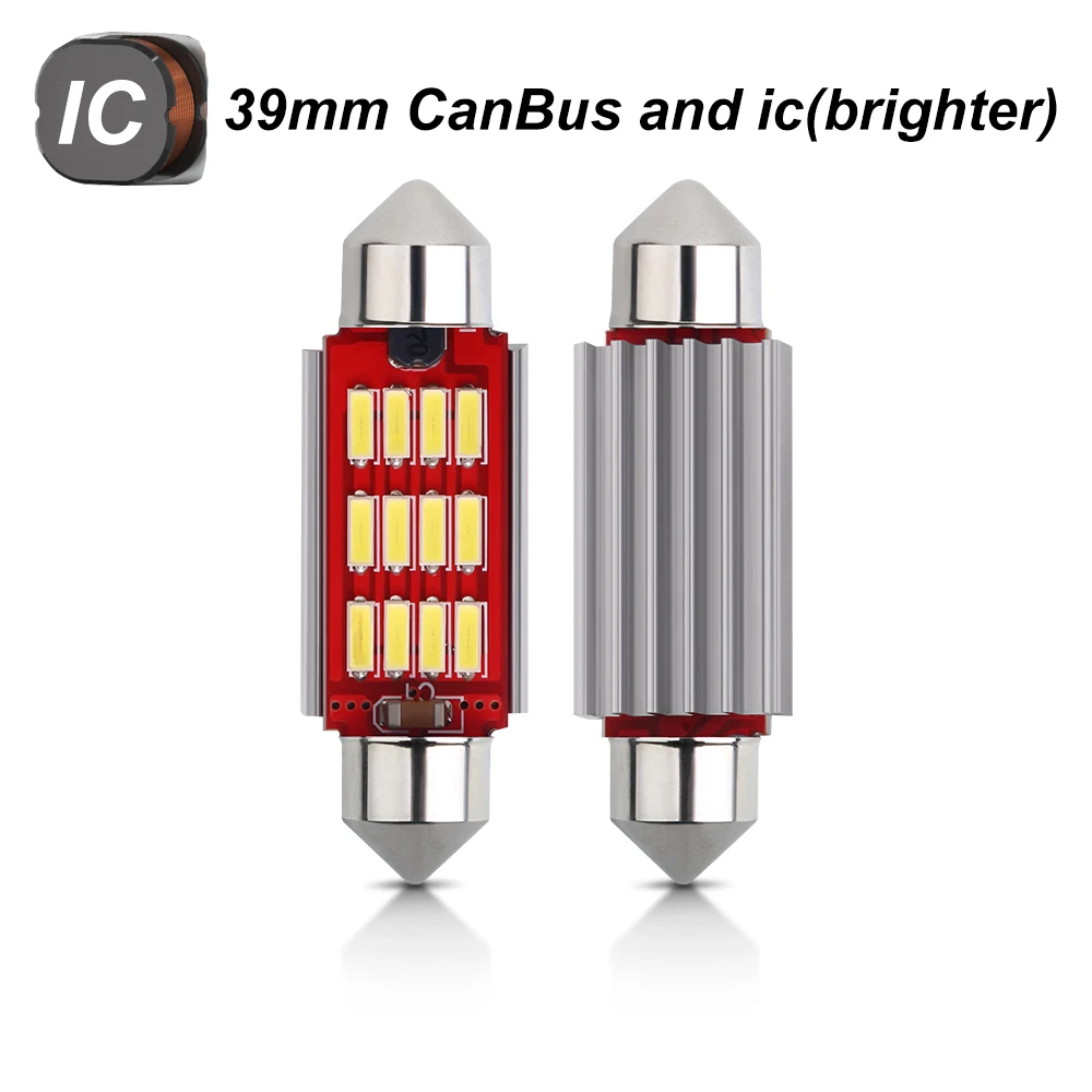 

10 шт. Canbus IC безотказный C5W C10W лампочка для освещения салона 31 36 39 41 мм