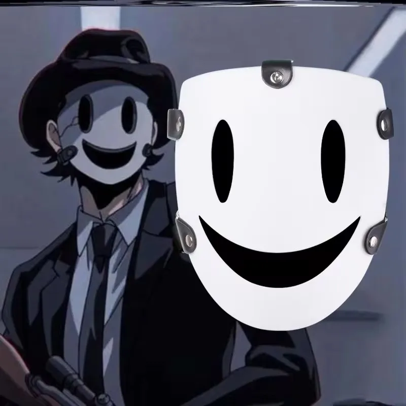 Аниме Черная пуля Хируко белая маска шлем косплей костюм реквизит подарок на