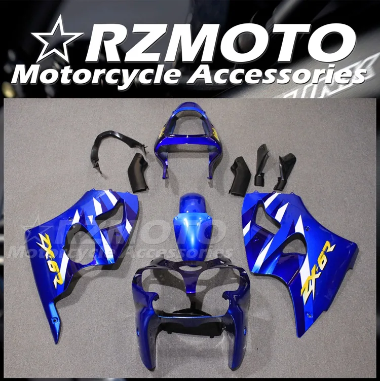 

New ABS Motorcycle Whole Fairings Kit Fit for kawasaki Ninja ZX6R 636 2000 2001 2002 00 01 02 6R ZX-6R Bodywork set Blue