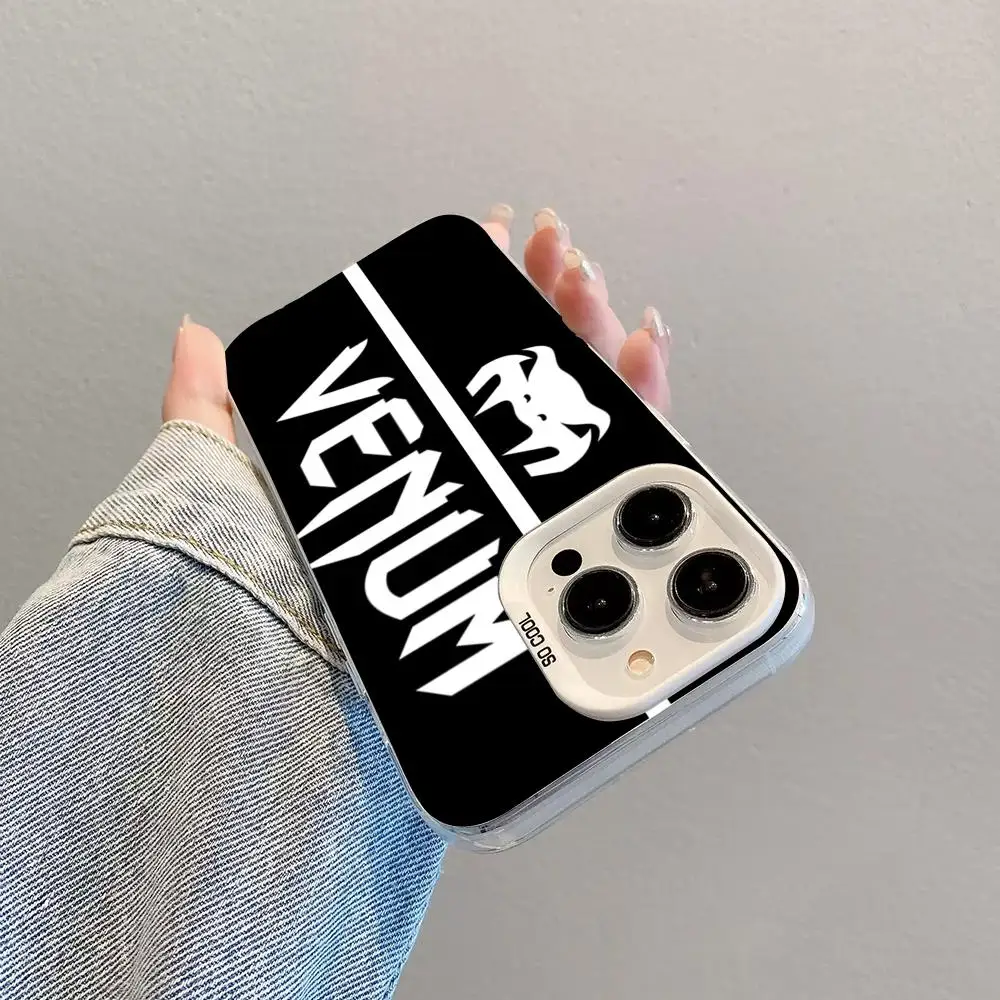 Фото Чехол для телефона lMD Color Silver Shell fashion V-venum для iPhone 18 17 16 15 14 13 12 11 Pro Max Plus №1