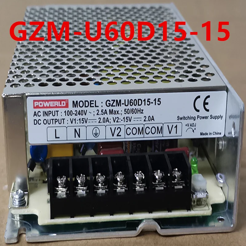 

Новый оригинальный импульсный источник питания для POWERLD 15 в 2 а 60 Вт, GZM-U60D15-15 заменить GZM-h60D15-15