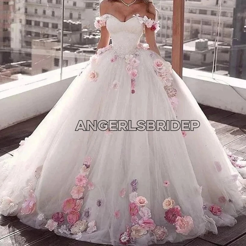 

Новое модное платье для Quinceanera 2023 бальное платье 15 лет Цветы искусственная принцесса для дня рождения женское платье для выпускного вечера
