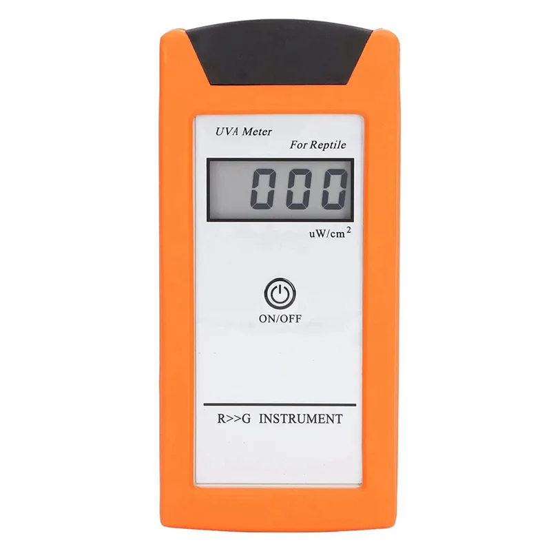 Reptile UV Index Meter 0‑1999 μW/Cm² UV Strength Tester 3.5-Bit LCD UVA Solar Lamp for Crawler Lamp UVA Daily Detection