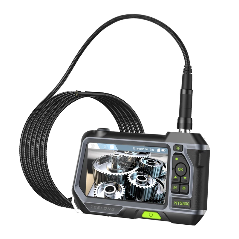 

Teslong NTS500 borescope with 5 inch LCD color screen 125 degree wide angle industrial endoscope inspection camera