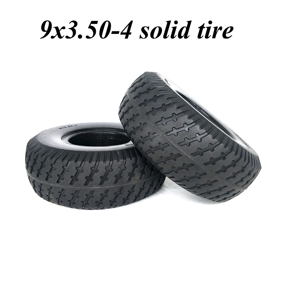 

Explosion Proof 9x3.50-4 Solid Tire for Gas Scooter Skateboard Pocket Bike Electric Tricycle 9*3.50-4 Solid Tubeless Tyre Parts