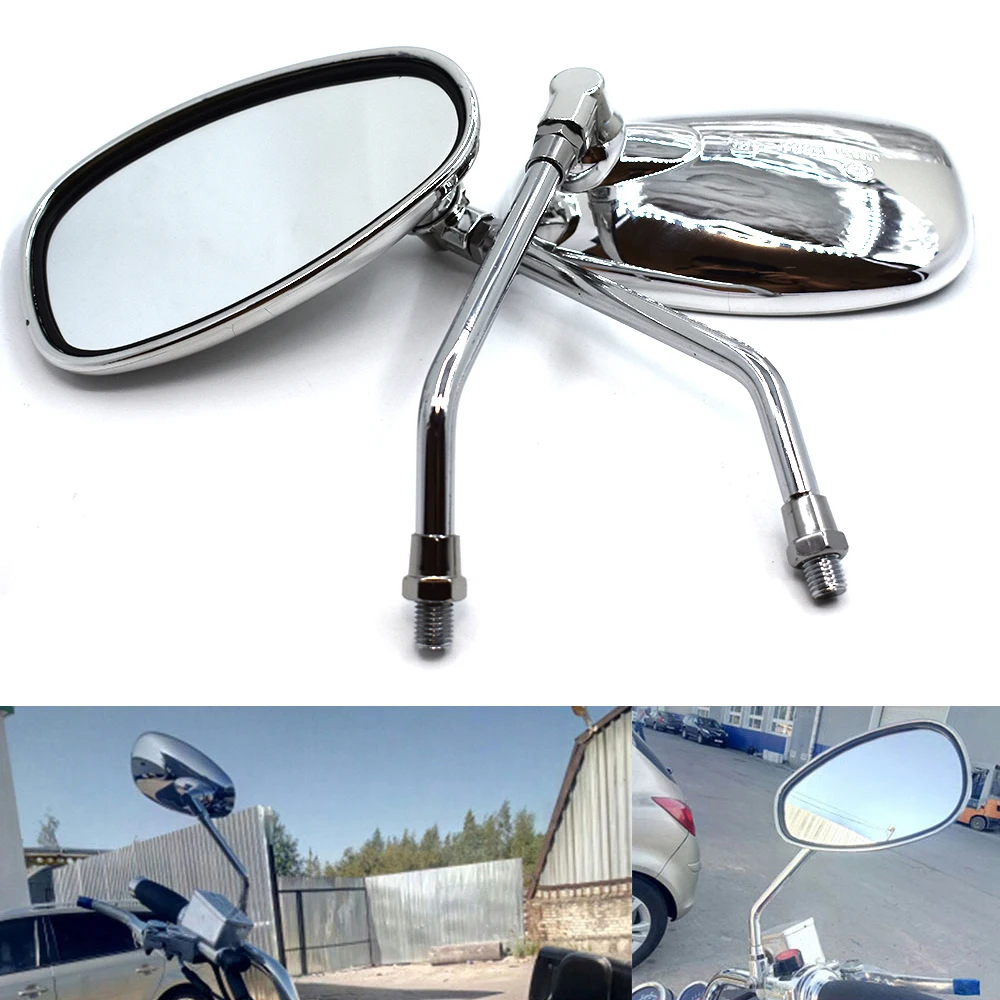 

Универсальное мотоциклетное зеркало заднего вида 10 мм, овальное зеркало заднего вида для Triumph SPEED TRIPLE 675 STREET TRIPLE R DAYTONA 675