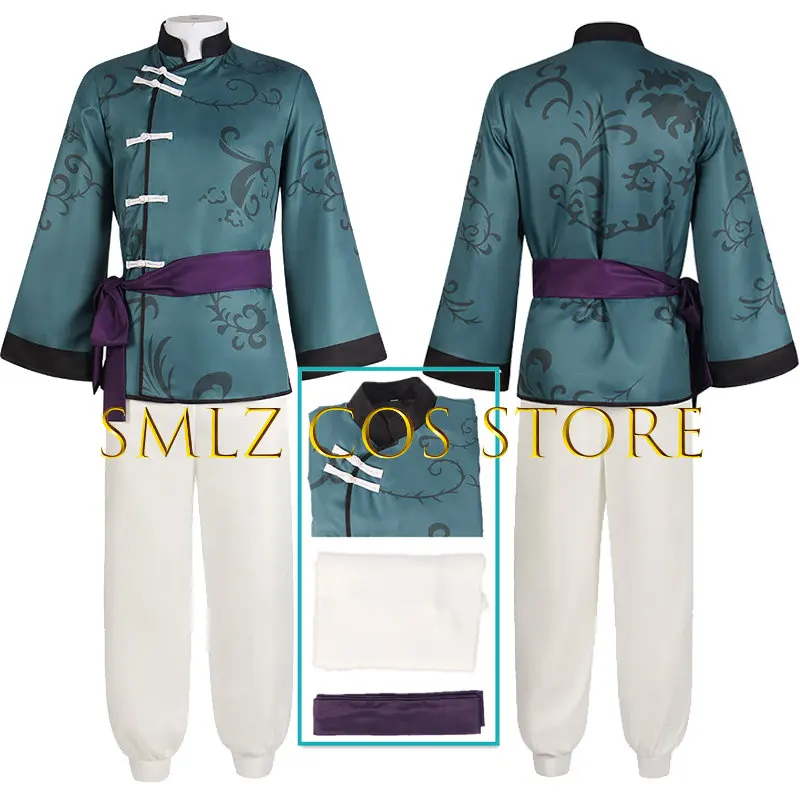 

Rin Itoshi Cosplay Anime Blue Lock China Style Costume Men Kung Fu Suit Sythetic Fibers Party Uniform.