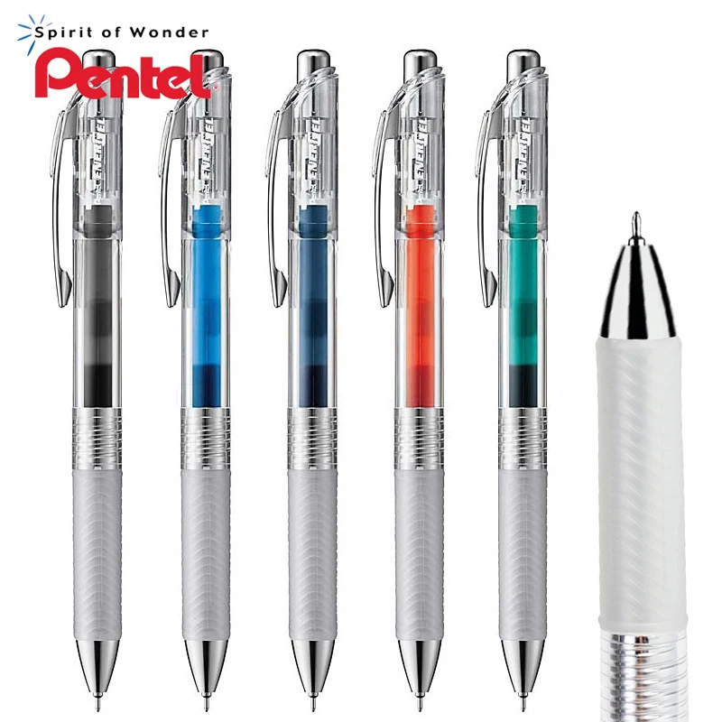 

Ручка гелевая PENTEL BLN75TL Прозрачная с цветным сердечником, 5 шт.