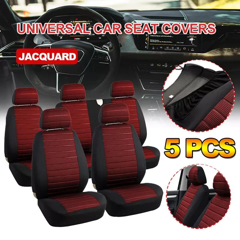 

Universal Van Seat Covers Fit Two Rows of Seats (Double Front Seats and Rear 2+1 Seat)For Fiat Toro For Jeep Compass For Gazelle