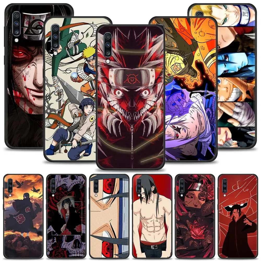 

Phone Case For Samsung Galaxy A50 A10 A70 A40 A30 Cover M51 A20e A10s M31 M62 M30s A20s Silicone Funda Naruto VS Sasuke