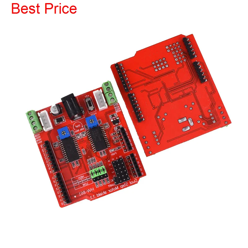 20Pcs A3967 Dual Stepper Motor Drive Shield Module Pwm Cnc 3.3v 5v Expansion Board Module for Arduino Use A3967slb Chip