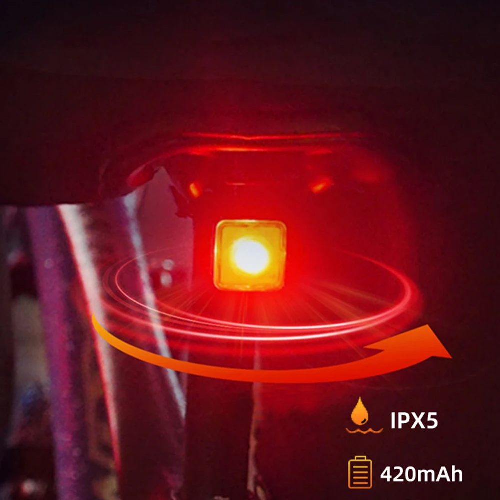 

MEROCA Bicycle Rear Light Intelligent Brake Sensor Lights N20B MTB Road Bike Night Travel Safety Lights Cycling Accessories