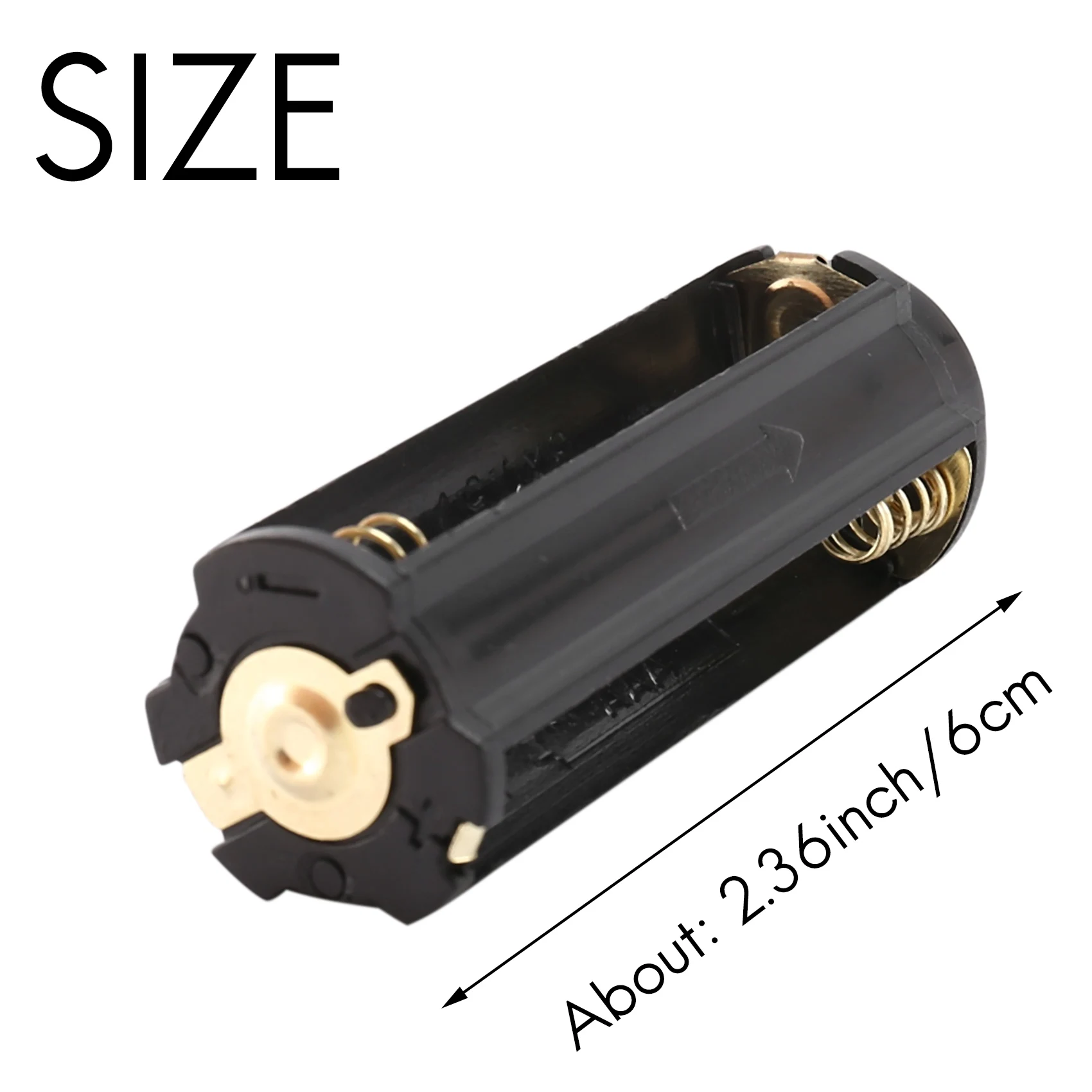 Аккумуляторная трубка + 1 шт. держатель батареи AAA для фонарика