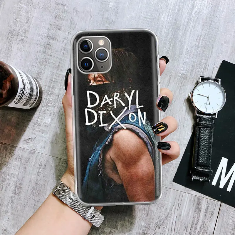 Ходячие мертвецы Дэрил Диксон чехол для телефона iPhone 13 Pro 12 Mini 11 Max X XS XR 7 Plus 8 6 6S Apple