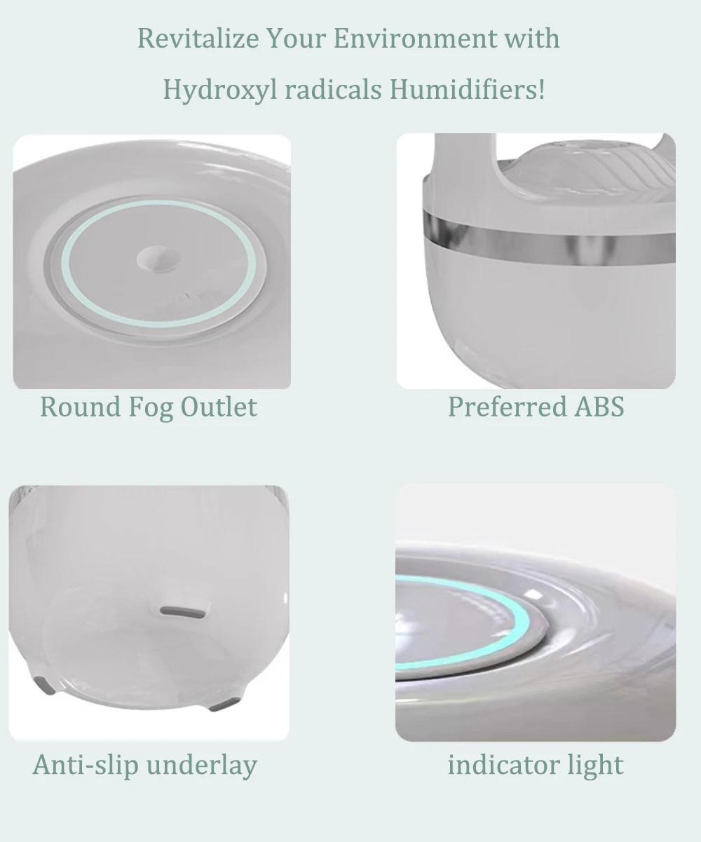 Увлажнитель воздуха и воды ультразвуковой гидроксиловый радиальный увлажнитель