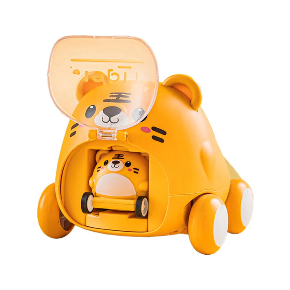 

1pc Pull-back Mini Vehicle Model Children Catapult Tiger Shape Car