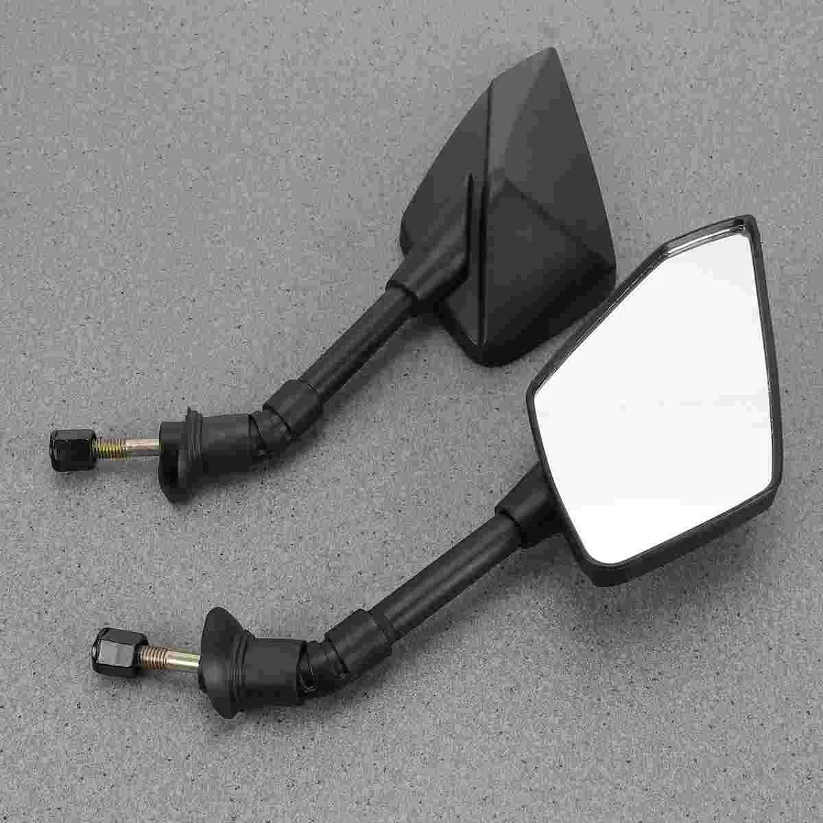 

1 Pair Practical Adjustable Handlebar Mirror Reflector Rearview Mirror for Electrocar Motorcycle Daily Use
