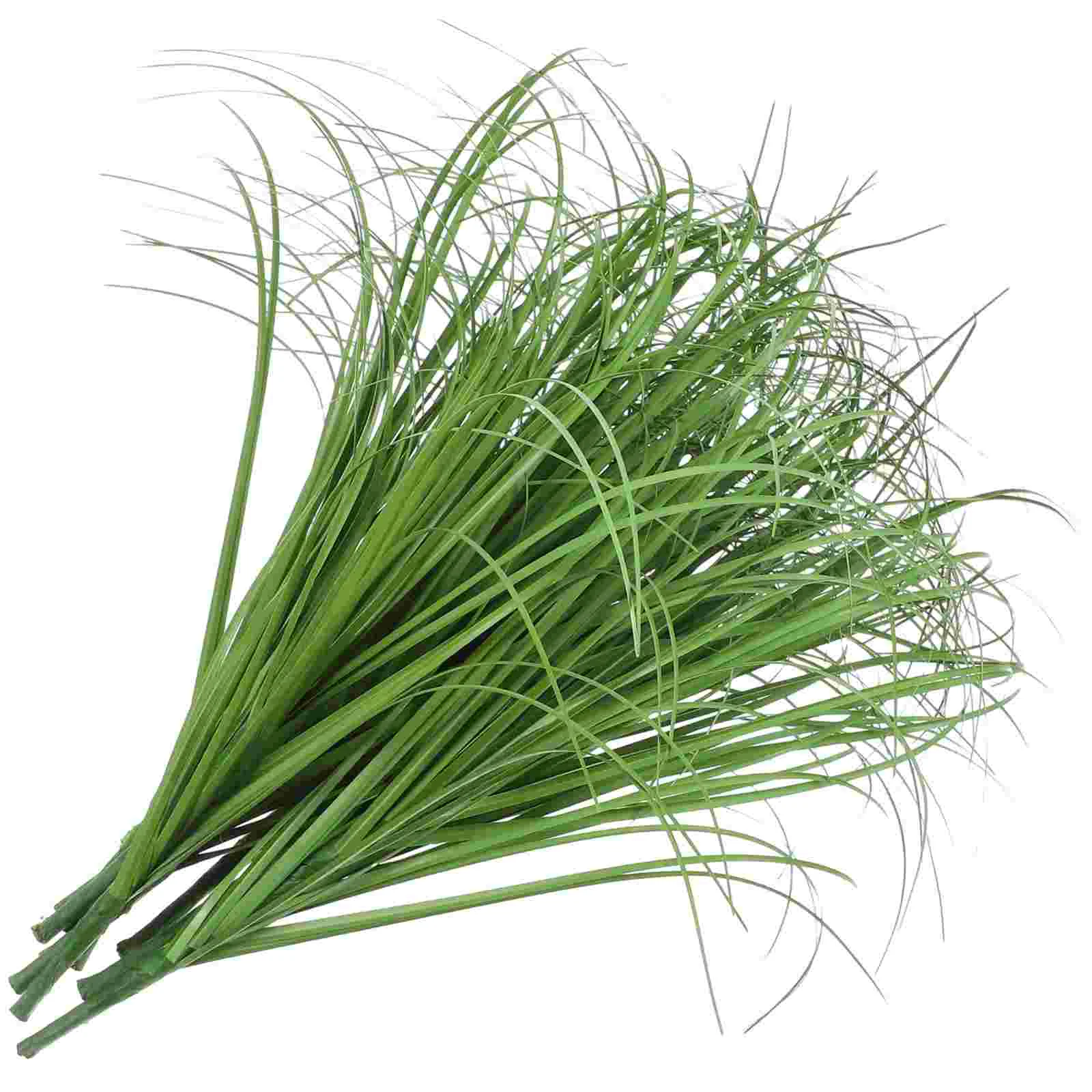 12 шт. веточки искусственный зеленый стебель поддельные сорняки модель травы