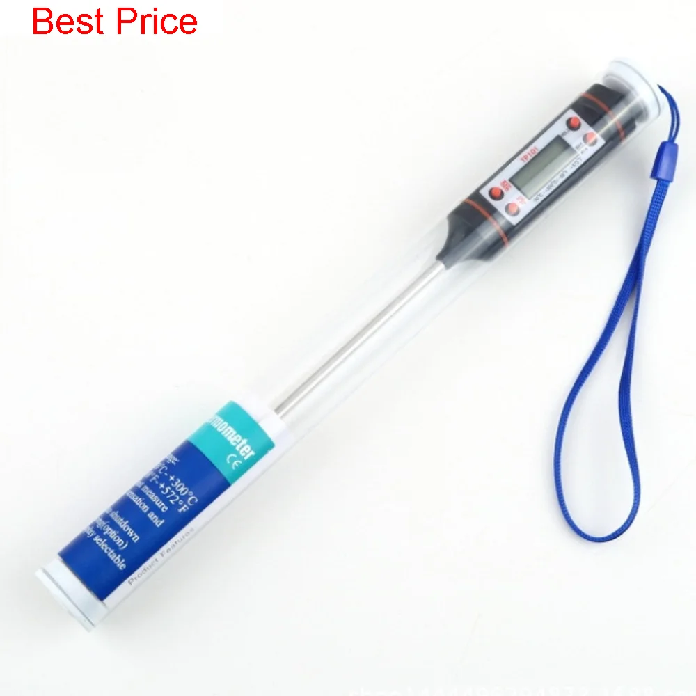 

100Pcs/lot Tp101 Large Screen Food Pen Digital Display Kitchen Thermometer Electronic Probe Liquid Barbecue Oil Temperature