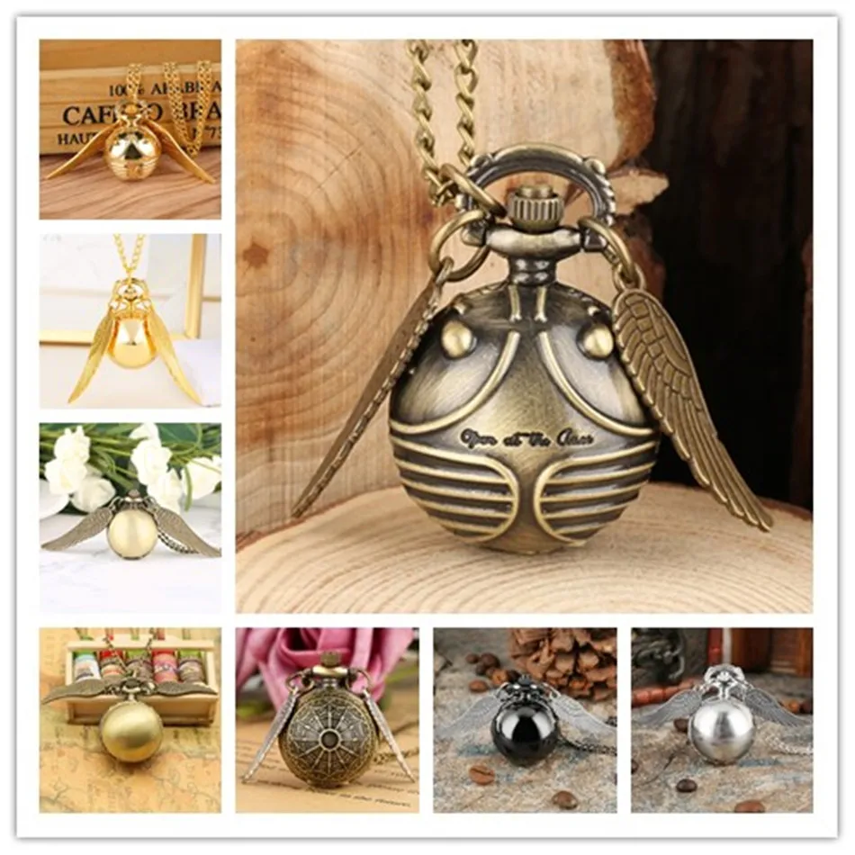 

Tiny Cute Ball Shaped Necklace Pendant Pocket Watch Quartz VIP