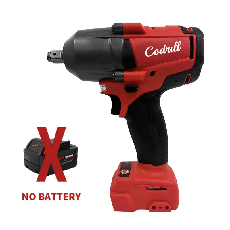 

Бесщёточный ударный гайковерт Codrill 1/2 дюйма для аккумулятора Milwaukee 18 В