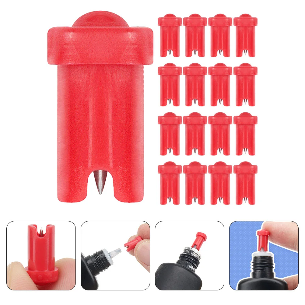

Bottle Glue Eyelash Lash Needle Plug Replacement Caps Pin Nozzle Tips Tip Extensions Tools Mouth Blockinganti Extension Supplies