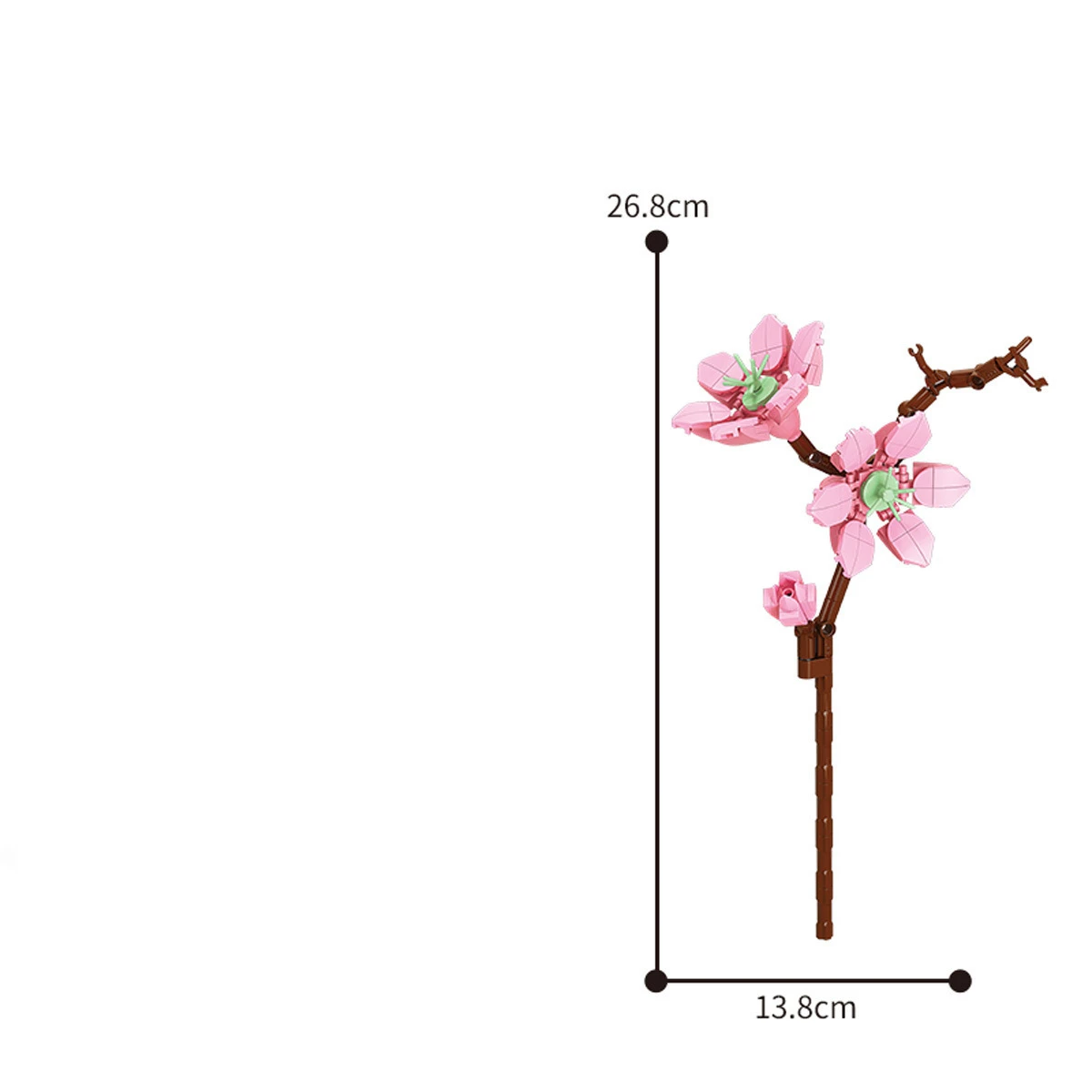 13-стильный Набор Красивых Строительных Блоков С Цветами - Розы На День Святого