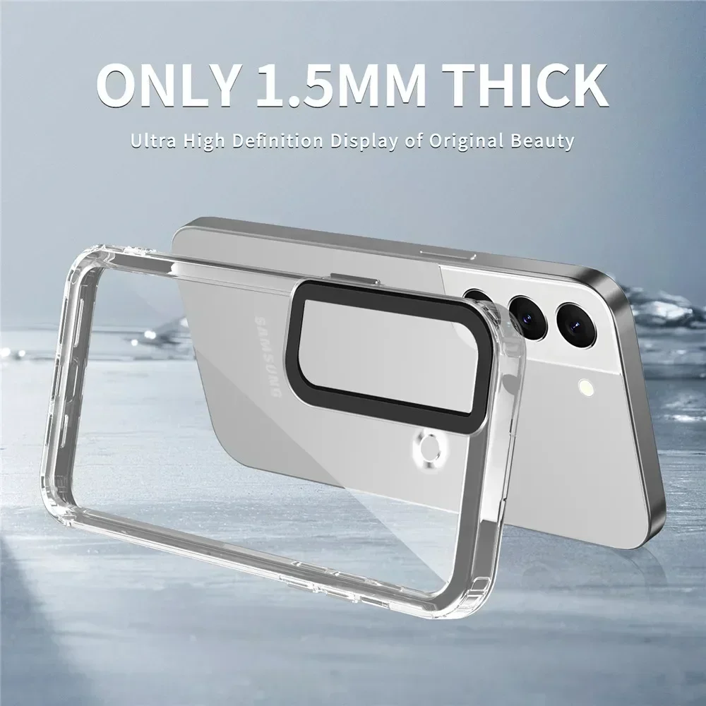 Толстый противоударный прозрачный чехол для телефона Samsung Galaxy S20 S21 S23 FE S22 S23Plus S23U