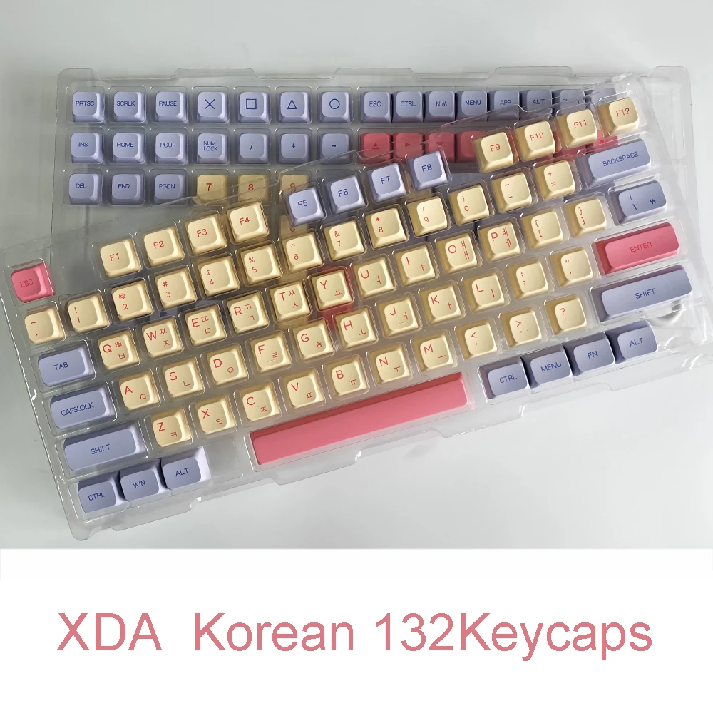 XDA колпачки для клавиш Cherry Mx Gateron Kailh Box TTC механические английские корейские