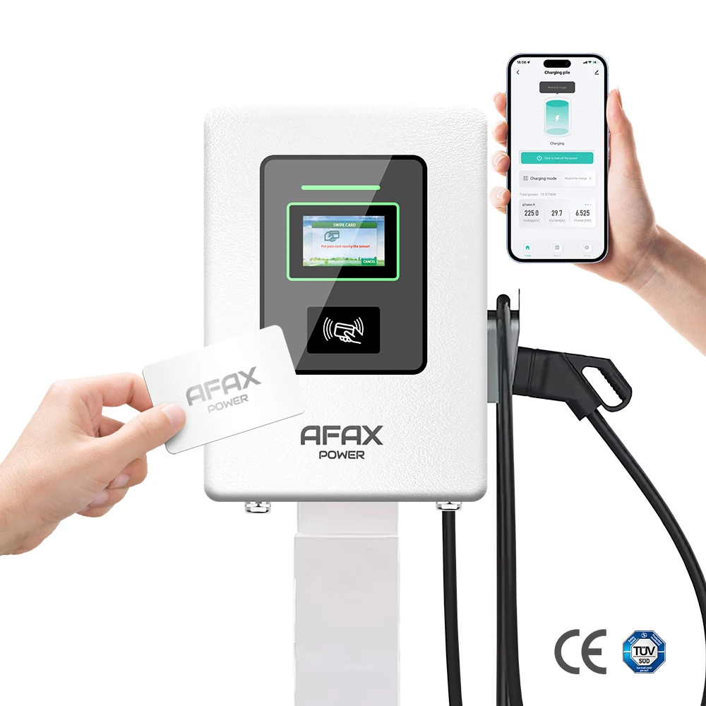 AFAX новый дизайн 30/40 кВт зарядная станция постоянного тока для электромобилей CCS