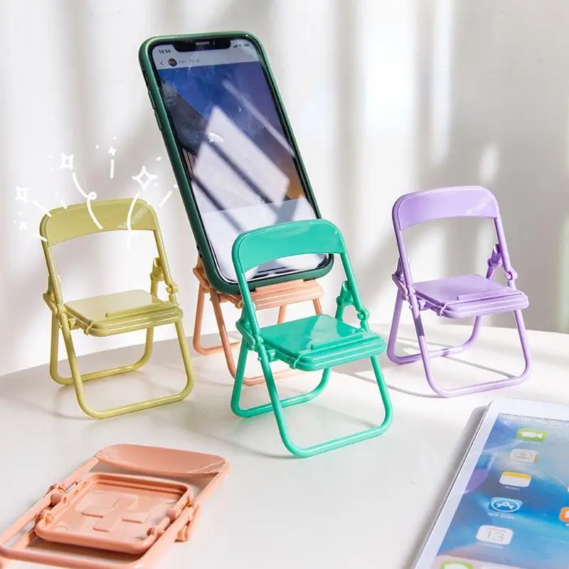 Chair Shape Portable Mobile Phone Stand Smart Desktop Shelf Foldable Adjustable Support Frame Lazy | Автомобили и мотоциклы