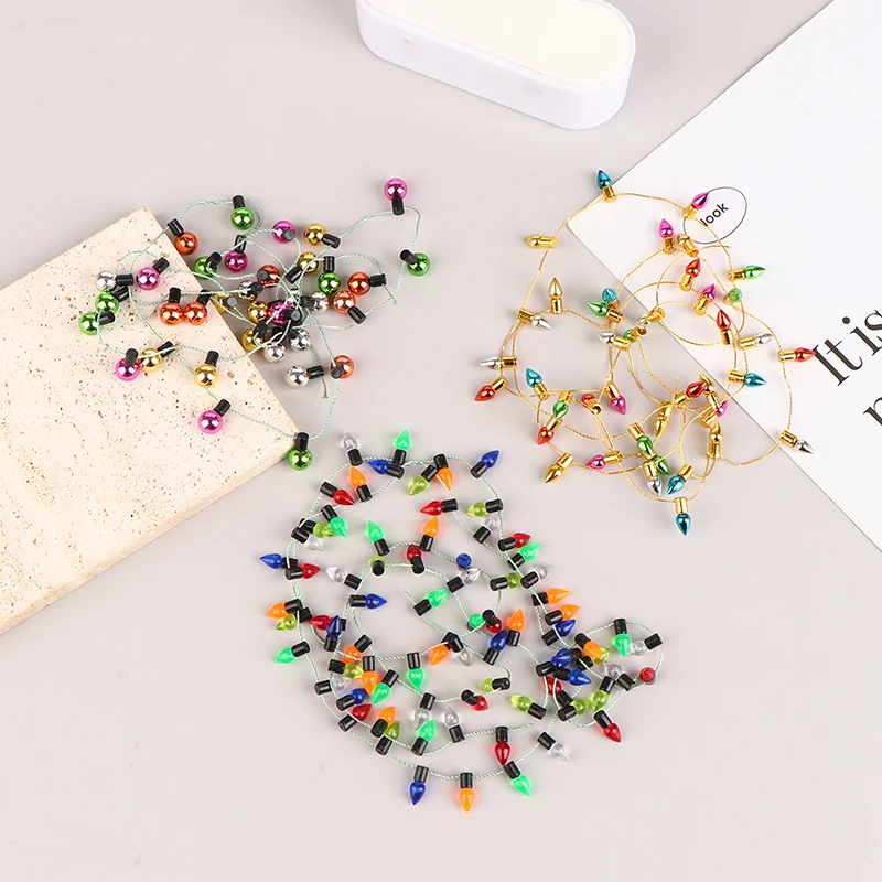 1:1 гирлянда поддельных огней рождественское хорошее украшение миниатюрный