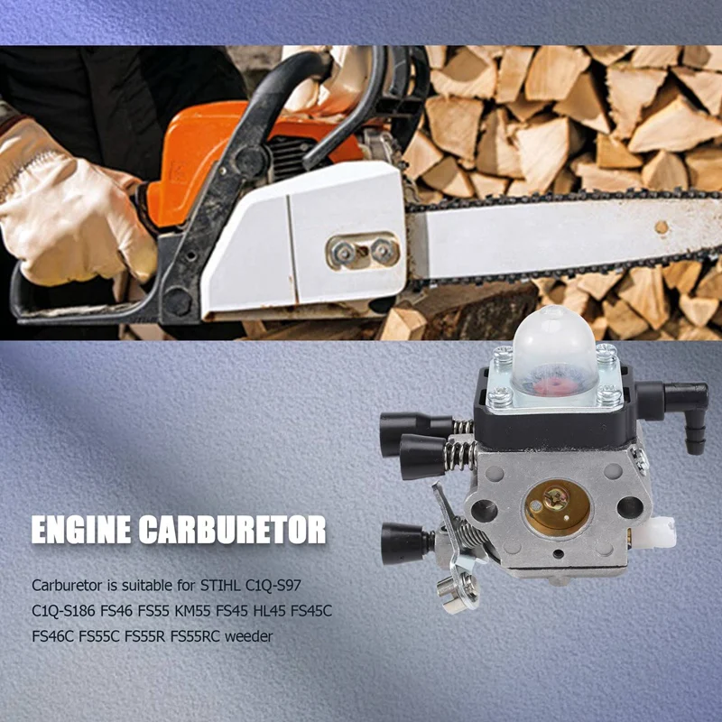 Карбюратор HS45 FS38 подходит для STIHL C1Q-S97 FS46 FS55 KM55 FS45 FS45C FS46C FS55C FS55R FS55RC Weeder