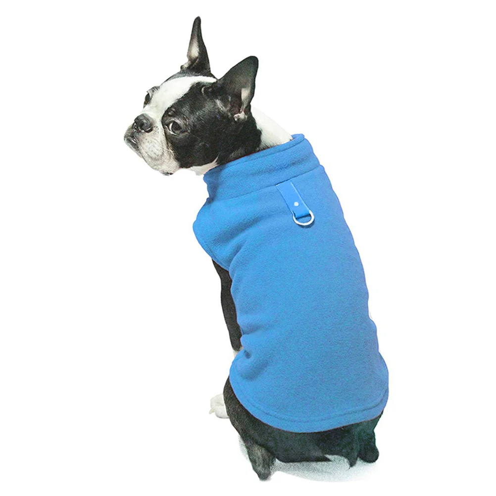 

Thicken Dog Vest Clothes Winter Warm Padded Coat For Small Large Dogs (Blue)